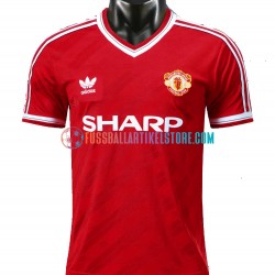 Manchester United Heimausrüstung Retro 1986 Herren Trikot S/S