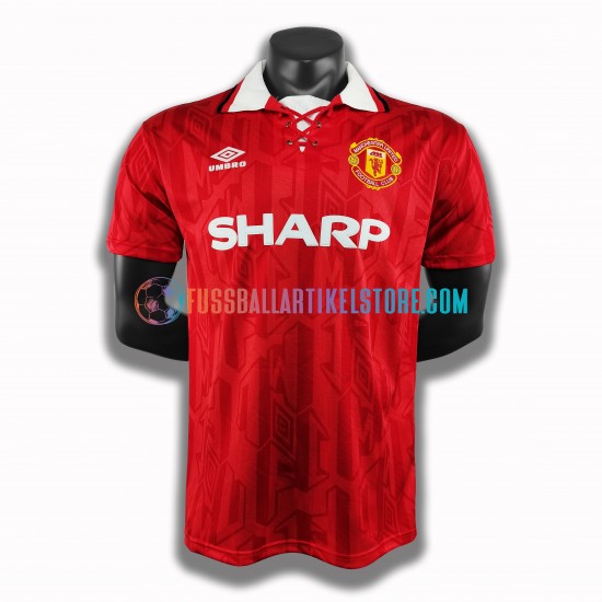 Manchester United Heimausrüstung Retro 1994 Herren Trikot S/S