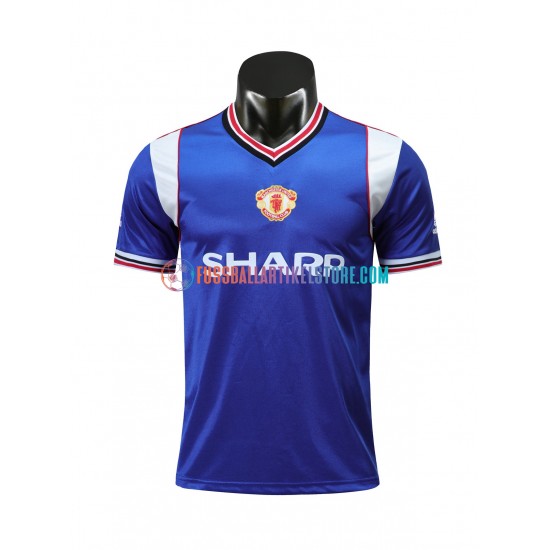 Manchester United Ausweichausrüstung Retro 1985 Herren Trikot S/S