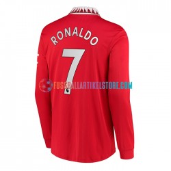 Manchester United Heimausrüstung Ronaldo 7 2022-2023 Herren Trikot L/S