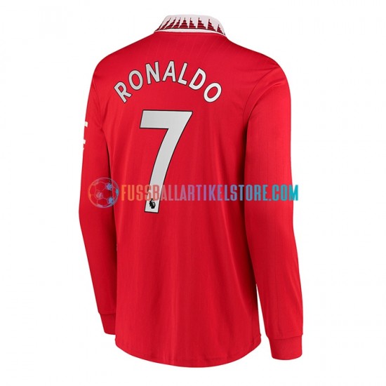 Manchester United Heimausrüstung Ronaldo 7 2022-2023 Herren Trikot L/S