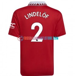 Manchester United Heimausrüstung Victor Lindelof 2 2022-2023 Herren Trikot S/S