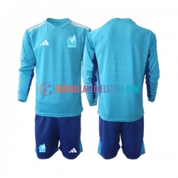 Mexiko Auswärtsausrüstung Torwart 2022 Kinder Set(Trikot und Hose) L/S