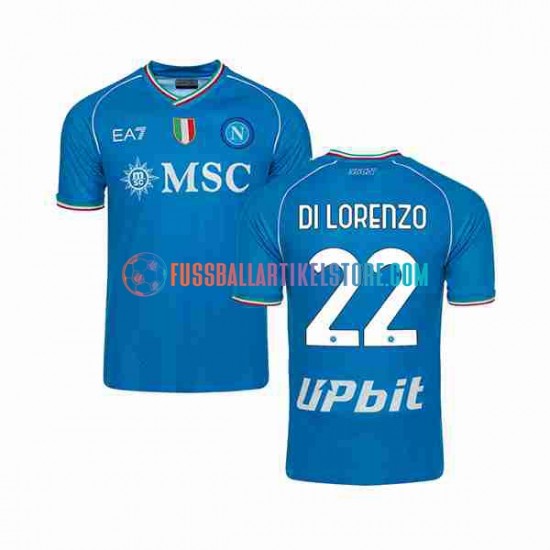 SSC Neapel Heimausrüstung DI LORENZO 22 2023-2024 Herren Trikot S/S