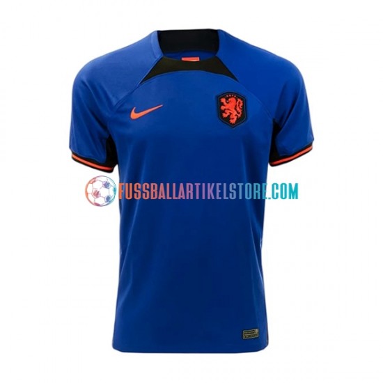 Niederlande Auswärtsausrüstung Memphis 10 World Cup 2022 Herren Trikot S/S