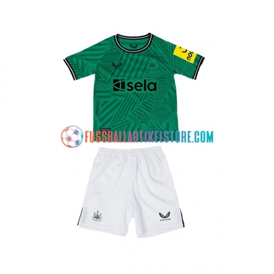 Newcastle United Auswärtsausrüstung 2023-2024 Kinder Set(Trikot und Hose) S/S