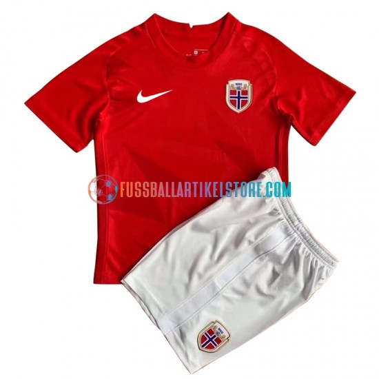 Norwegen Heimausrüstung 2022 Kinder Set(Trikot und Hose) S/S