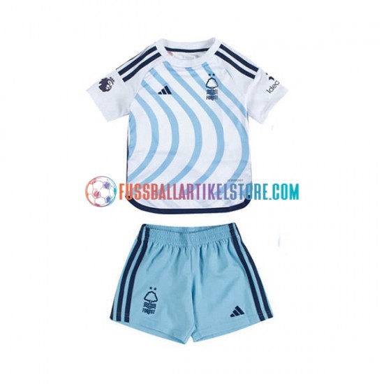 Nottingham Forest Auswärtsausrüstung 2023-2024 Kinder Set(Trikot und Hose) S/S