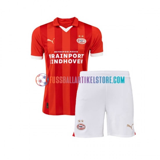 PSV Eindhoven Heimausrüstung 2023-2024 Kinder Set(Trikot und Hose) S/S