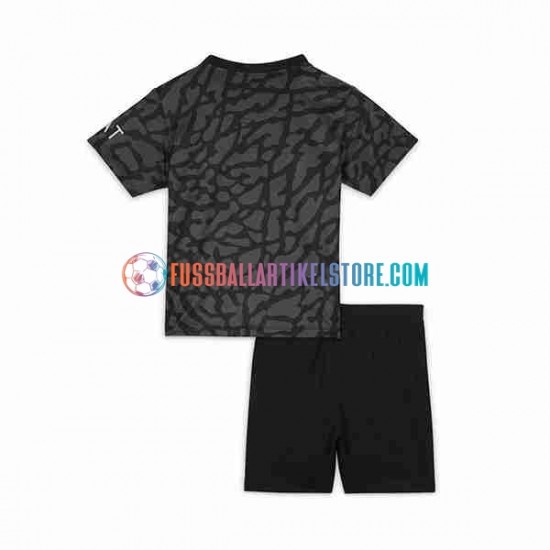 Paris Saint-Germain Ausweichausrüstung 2023-2024 Kinder Set(Trikot und Hose) S/S