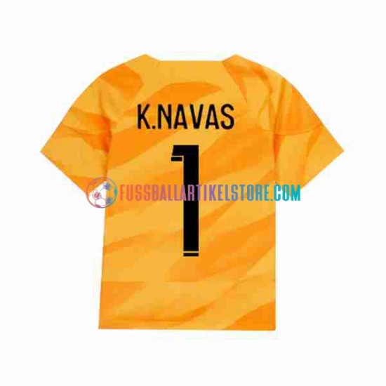 Paris Saint-Germain Auswärtsausrüstung Torwart K.NAVAS 1 2023-2024 Herren Trikot S/S