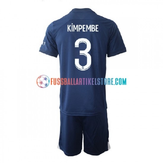 Paris Saint-Germain Heimausrüstung Kimpembe 3 2022-2023 Kinder Set(Trikot und Hose) S/S