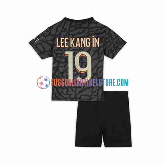 Paris Saint-Germain Ausweichausrüstung Lee Kang In 19 2023-2024 Kinder Set(Trikot und Hose) S/S