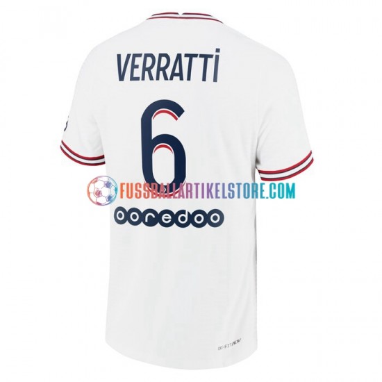 Paris Saint-Germain Viertesausrüstung Marco Verratti 6 2021-2022 Herren Trikot S/S