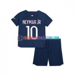 Paris Saint-Germain Heimausrüstung Neymar Jr 10 2023-2024 Kinder Set(Trikot und Hose) S/S