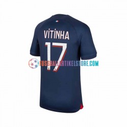 Paris Saint-Germain Heimausrüstung Vitinha 17 2023-2024 Herren Trikot S/S
