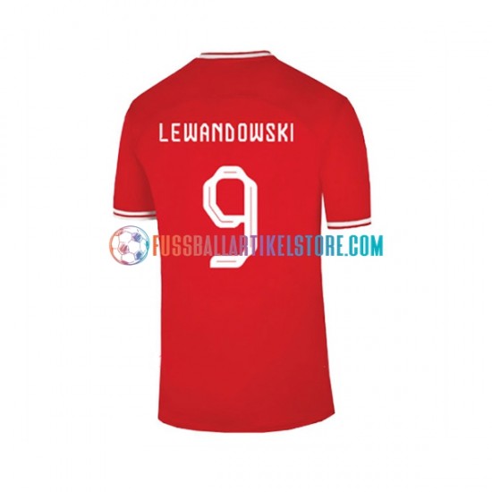 Polen Auswärtsausrüstung Lewandowski 9 World Cup 2022 Herren Trikot S/S