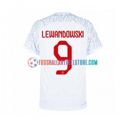 Polen Heimausrüstung Lewandowski 9 World Cup 2022 Herren Trikot S/S