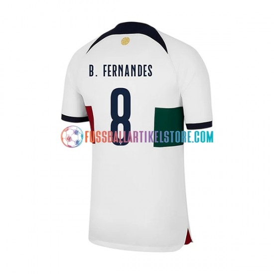 Portugal Auswärtsausrüstung B.Fernandes 8 World Cup 2022 Herren Trikot S/S