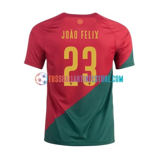 Portugal Heimausrüstung Joao Felix 23 World Cup 2022 Herren Trikot S/S