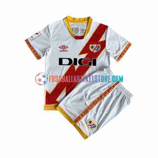 Rayo Vallecano Heimausrüstung 2023-2024 Kinder Set(Trikot und Hose) S/S