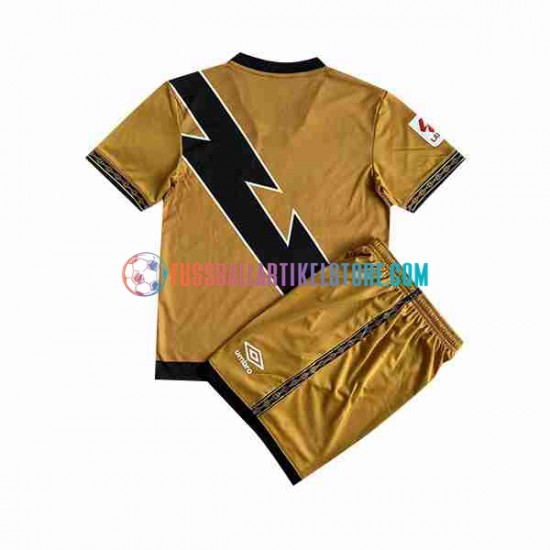 Rayo Vallecano Ausweichausrüstung 2023-2024 Kinder Set(Trikot und Hose) S/S