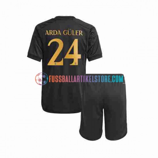 Real Madrid Ausweichausrüstung Arda Guler 24 2023-2024 Kinder Set(Trikot und Hose) S/S