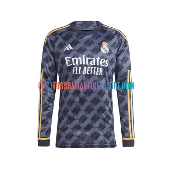 Real Madrid Auswärtsausrüstung 2023-2024 Herren Trikot L/S