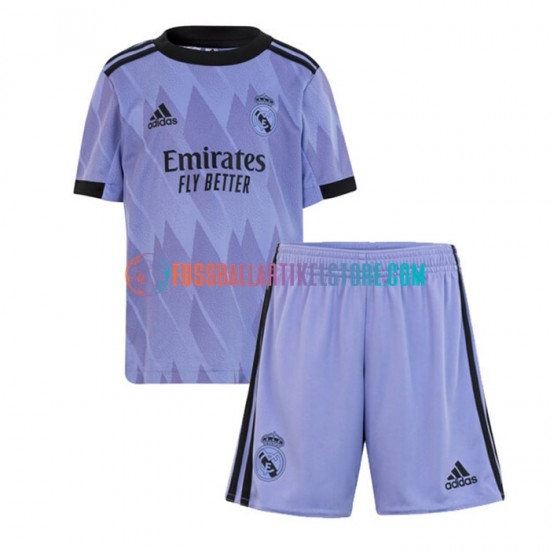 Real Madrid Auswärtsausrüstung 2022-2023 Kinder Set(Trikot und Hose) S/S