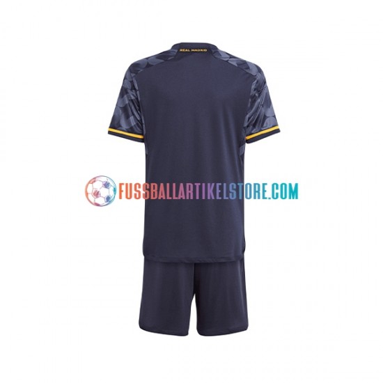 Real Madrid Auswärtsausrüstung 2023-2024 Kinder Set(Trikot und Hose) S/S