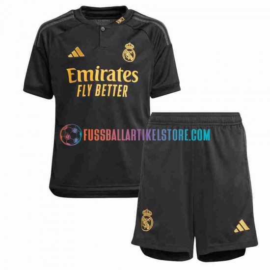 Real Madrid Ausweichausrüstung 2023-2024 Kinder Set(Trikot und Hose) S/S