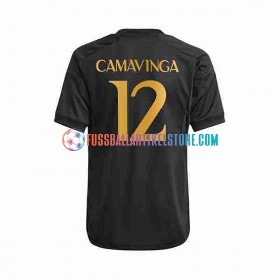 Real Madrid Ausweichausrüstung Eduardo Camavinga 12 2023-2024 Herren Trikot S/S