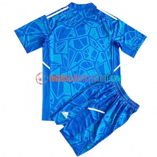 Real Madrid Heimausrüstung Torwart 2022-2023 Kinder Set(Trikot und Hose) S/S