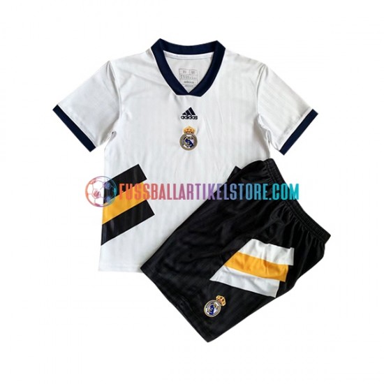 Real Madrid Heimausrüstung Icon Retro 2022-2023 Kinder Set(Trikot und Hose) S/S