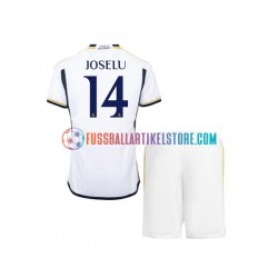 Real Madrid Heimausrüstung JOSELU 14 2023-2024 Kinder Set(Trikot und Hose) S/S