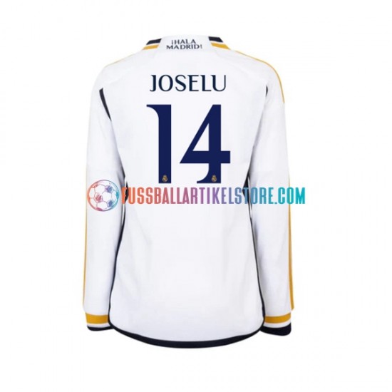 Real Madrid Heimausrüstung JOSELU 14 2023-2024 Herren Trikot L/S