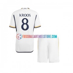 Real Madrid Heimausrüstung Kroos 8 2023-2024 Kinder Set(Trikot und Hose) S/S