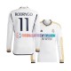 Real Madrid Heimausrüstung Rodrygo Goes 11 2023-2024 Herren Trikot L/S