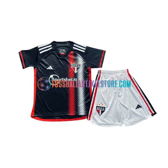 Sao Paulo Ausweichausrüstung 2023-2024 Kinder Set(Trikot und Hose) S/S