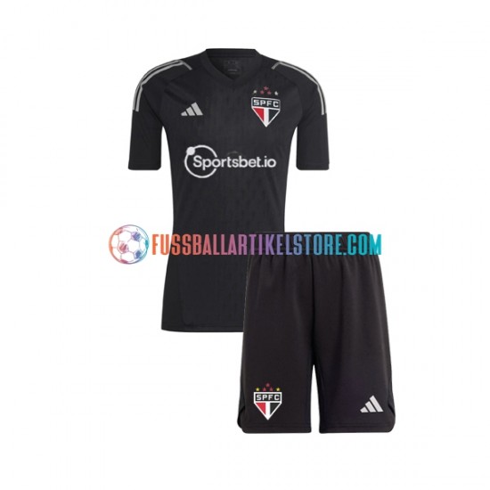 Sao Paulo Heimausrüstung Torwart 2023-2024 Kinder Set(Trikot und Hose) S/S