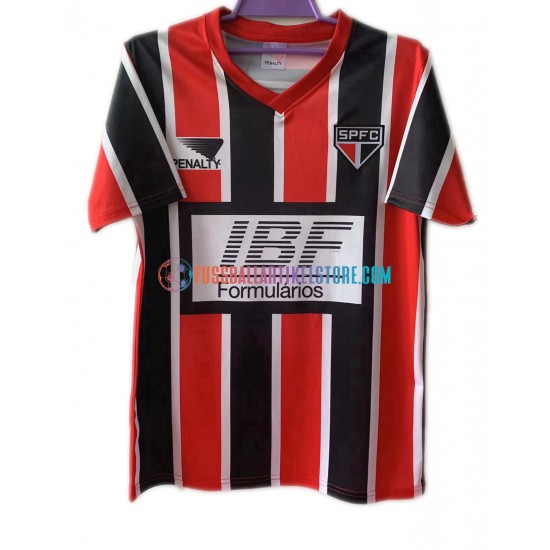 Sao Paulo Auswärtsausrüstung Retro 1991 Herren Trikot S/S