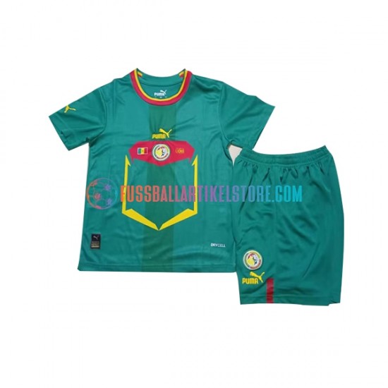 Senegal Auswärtsausrüstung World Cup 2022 Kinder Set(Trikot und Hose) S/S