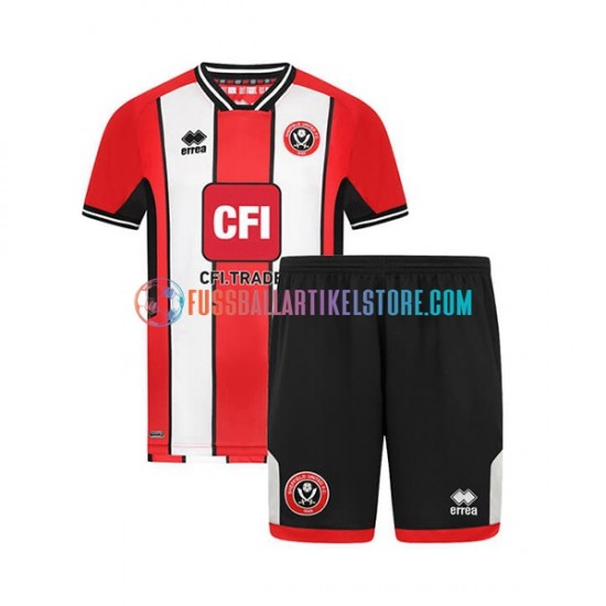 Sheffield United Heimausrüstung 2023-2024 Kinder Set(Trikot und Hose) S/S