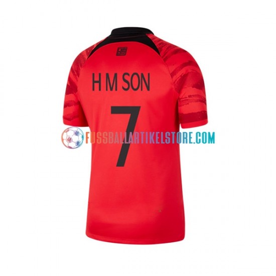 Südkorea Heimausrüstung Son Heung-min 7 World Cup 2022 Herren Trikot S/S