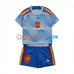 Spanien Auswärtsausrüstung World Cup 2022 Kinder Set(Trikot und Hose) S/S