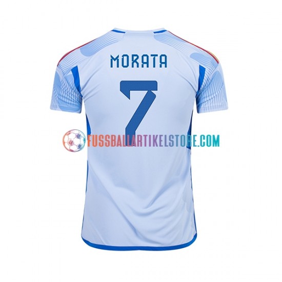 Spanien Auswärtsausrüstung MORATA 7 World Cup 2022 Herren Trikot S/S