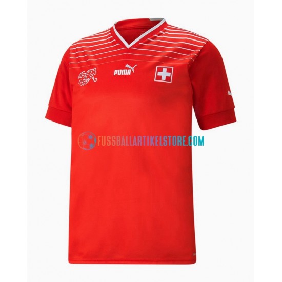 Schweiz Heimausrüstung World Cup 2022 Herren Trikot S/S