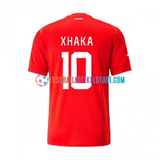 Schweiz Heimausrüstung Xhaka 10 World Cup 2022 Herren Trikot S/S