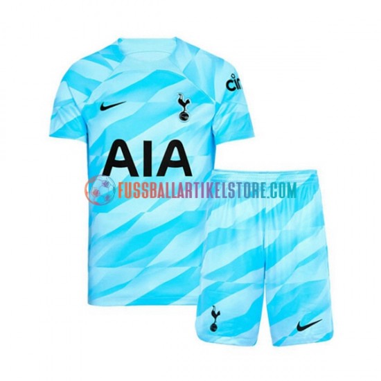 Tottenham Hotspur Heimausrüstung Torwart 2023-2024 Kinder Set(Trikot und Hose) S/S