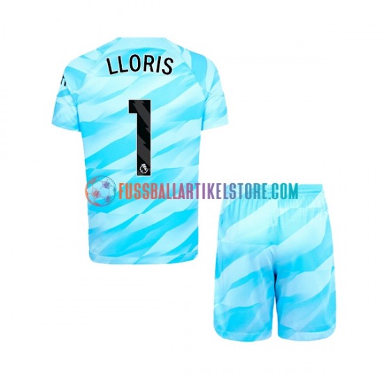 Tottenham Hotspur Heimausrüstung Torwart Hugo Lloris 1 2023-2024 Kinder Set(Trikot und Hose) S/S